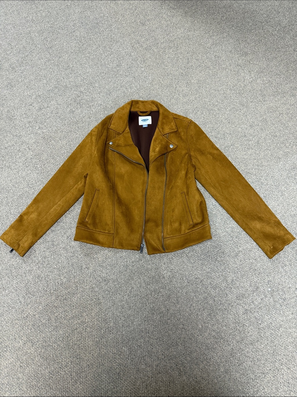 BNWOT Old Navy Faux Suede Material Moto Jacket